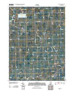 Grabill 2010 topographic map thumbnail