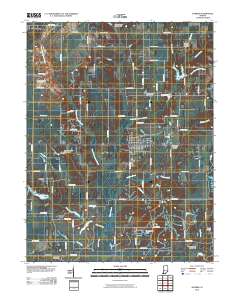 Hymera 2010 topographic map thumbnail