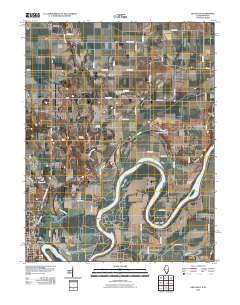 Grayville 2010 topographic map thumbnail