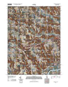 Dennison 2010 topographic map thumbnail