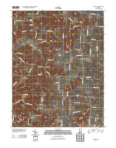 Depauw 2010 topographic map thumbnail