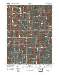 Greens Fork 2010 topographic map thumbnail