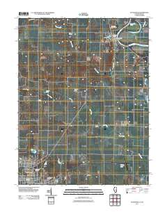 Hutsonville 2011 topographic map thumbnail