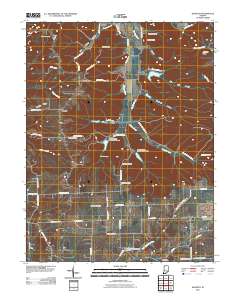 Kossuth 2010 topographic map thumbnail