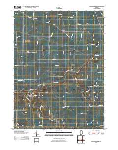 Mechanicsburg 2010 topographic map thumbnail