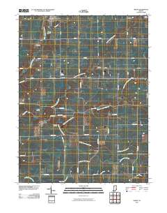 Milroy 2010 topographic map thumbnail