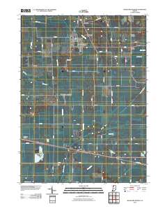 Kingsford Heights 2010 topographic map thumbnail