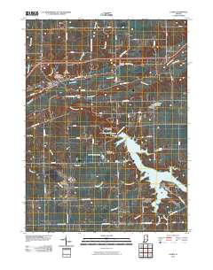 Lagro 2010 topographic map thumbnail
