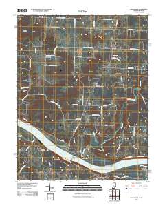 Mauckport 2010 topographic map thumbnail