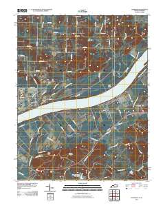 Lewisport 2010 topographic map thumbnail
