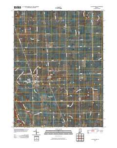La Fontaine 2010 topographic map thumbnail