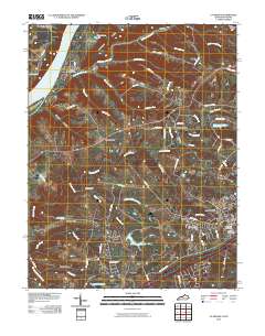 La Grange 2010 topographic map thumbnail