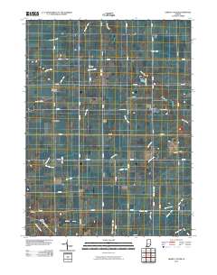 Liberty Center 2010 topographic map thumbnail