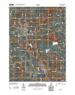 Ligonier 2010 topographic map thumbnail