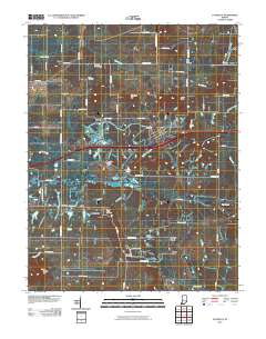 Lynnville 2010 topographic map thumbnail