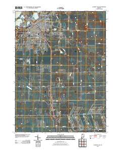 LaPorte East 2010 topographic map thumbnail