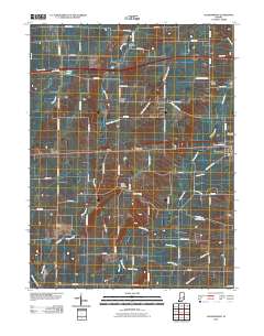 Jacksonburg 2010 topographic map thumbnail