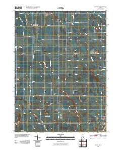 Monon NE 2010 topographic map thumbnail