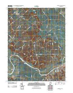 Monroe City 2011 topographic map thumbnail