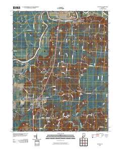 Patoka 2010 topographic map thumbnail