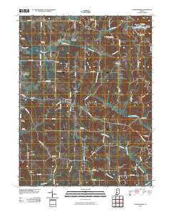 Patricksburg 2010 topographic map thumbnail