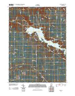 Peoria 2010 topographic map thumbnail