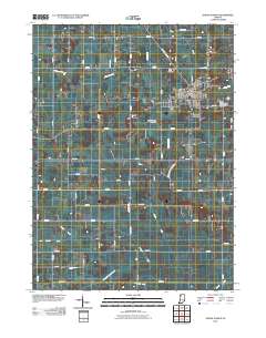 North Judson 2010 topographic map thumbnail
