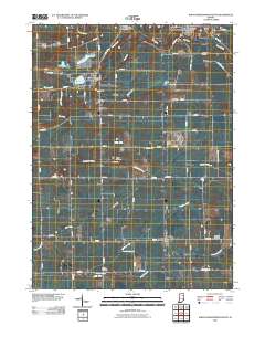 North Manchester South 2010 topographic map thumbnail