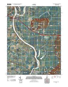 New Harmony 2010 topographic map thumbnail