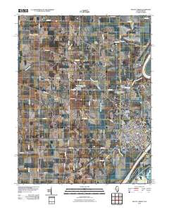 Mount Carmel 2010 topographic map thumbnail