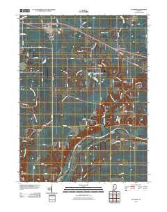 Otterbein 2010 topographic map thumbnail