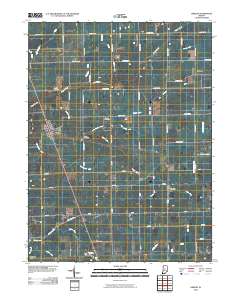 Kirklin 2010 topographic map thumbnail