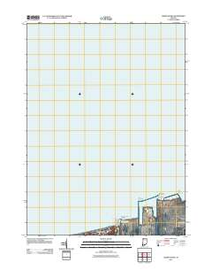 Ogden Dunes 2011 topographic map thumbnail