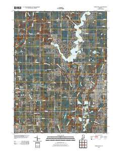 Noblesville 2010 topographic map thumbnail