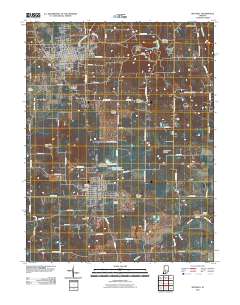 Mitchell 2010 topographic map thumbnail