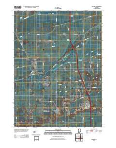 Shelby 2010 topographic map thumbnail