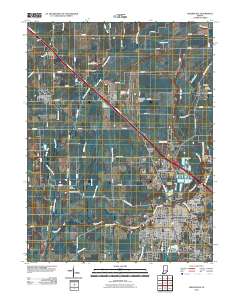 Shelbyville 2010 topographic map thumbnail
