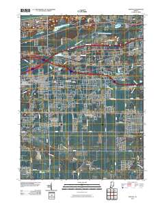 Portage 2010 topographic map thumbnail
