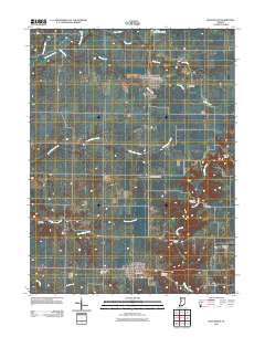 Roachdale 2011 topographic map thumbnail
