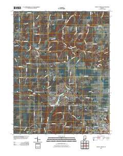 North Vernon 2010 topographic map thumbnail
