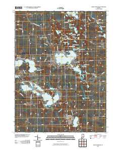 North Webster 2010 topographic map thumbnail