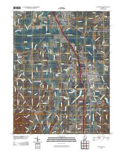 Scottsburg 2010 topographic map thumbnail