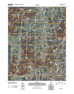 Versailles 2010 topographic map thumbnail