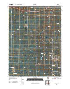 Wakarusa 2010 topographic map thumbnail