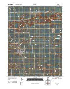 Rossville 2010 topographic map thumbnail