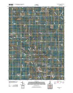 Uniondale 2010 topographic map thumbnail