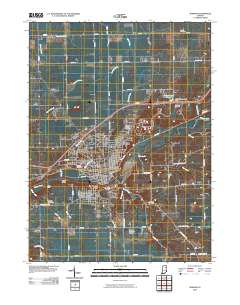 Wabash 2010 topographic map thumbnail