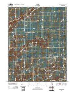 Trafalgar 2010 topographic map thumbnail