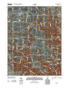 Sunman 2010 topographic map thumbnail