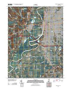 Terre Haute 2010 topographic map thumbnail